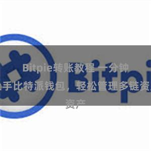 Bitpie转账教程 一分钟上手比特派钱包，轻松管理多链资产