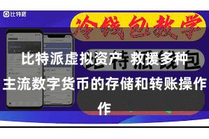 比特派虚拟资产  救援多种主流数字货币的存储和转账操作