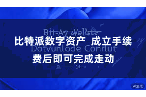 比特派数字资产  成立手续费后即可完成走动